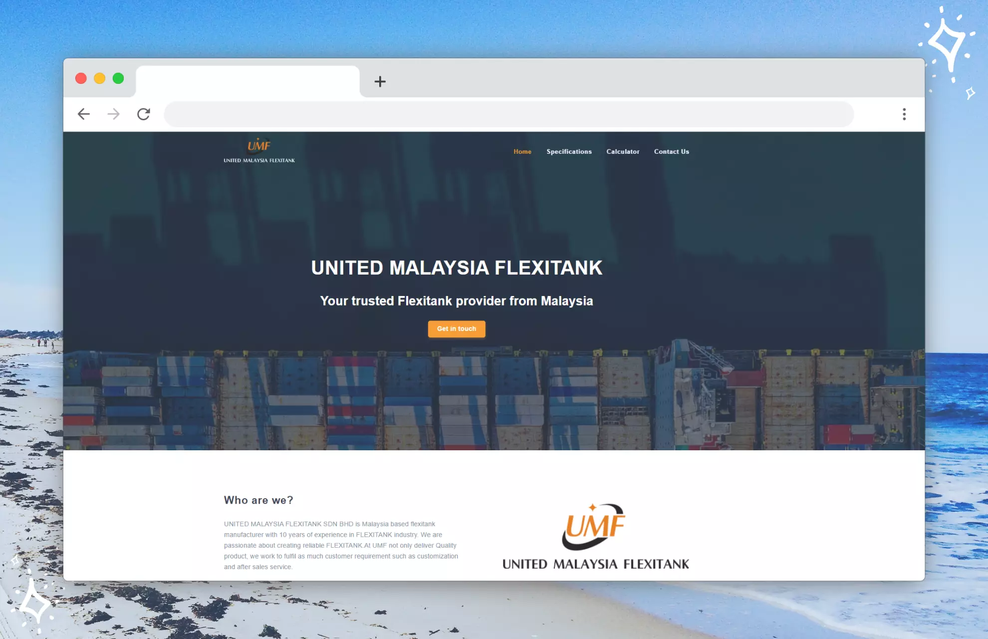 United Malaysia Flexitank work screenshot